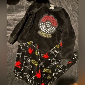 Size 6 small pokemon winter pjs